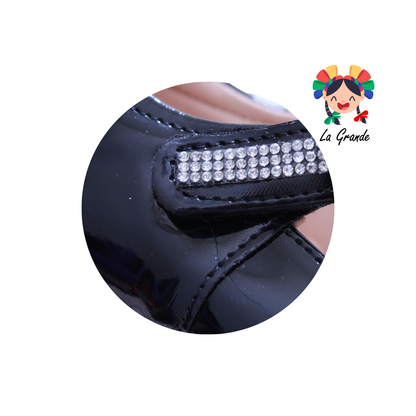 14005 LUPITAS Negro Charol Zapato Escolar para Dama