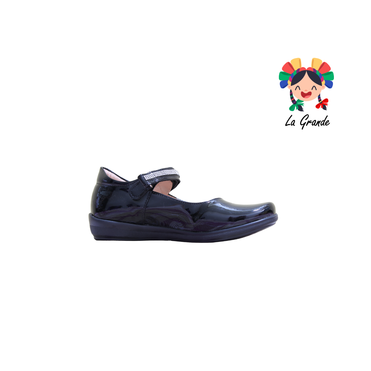 14005 LUPITAS Negro Charol Zapato Escolar para Dama