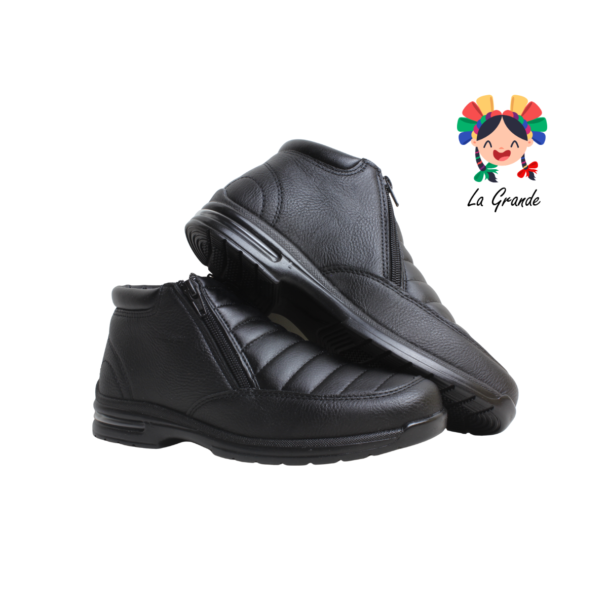 1404 RODRISAN Negro Sint Bota Casual para Caballero