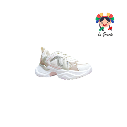 1822 ADIORA Beige Oro Maq Tenis Deportivo para Niña