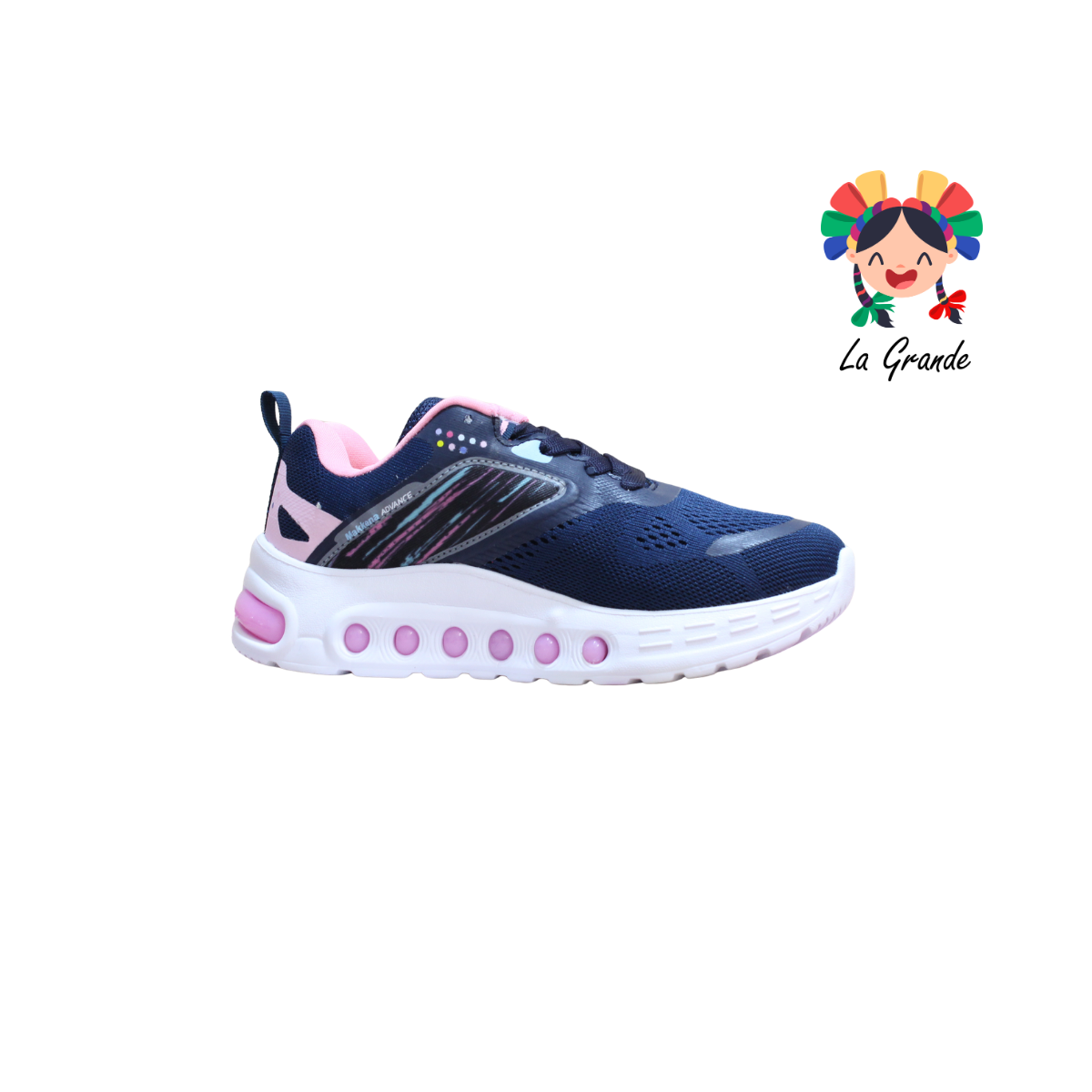 079 MAKKENA Marino Rosa Tenis Deportivo para Dama