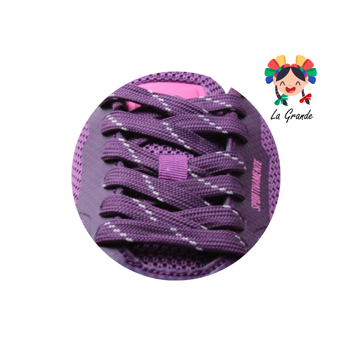 9H442558 LOTTO Apolo Plum Tenis Deportivo para Dama
