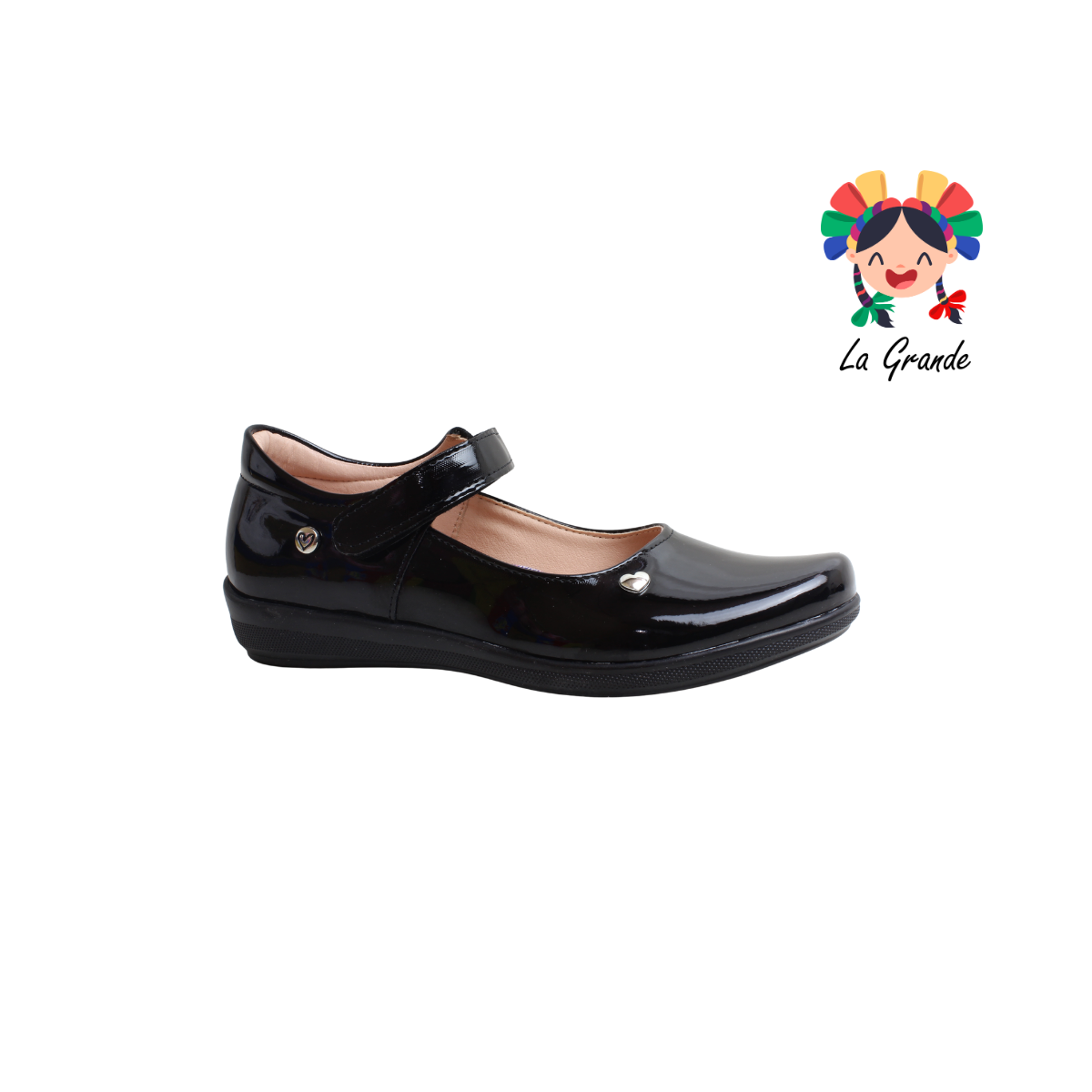 14004 LUPITAS Negro Charol Zapato Escolar para Dama