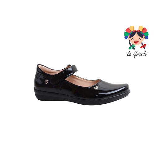 14004 LUPITAS Negro Charol Zapato Escolar para Dama