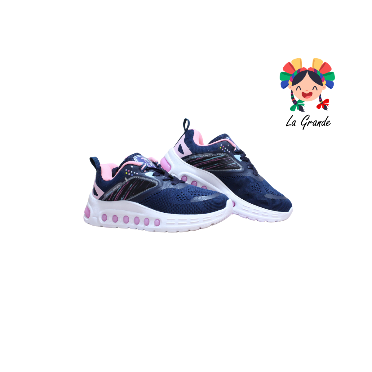 079 MAKKENA Marino Rosa Tenis Deportivo para Dama