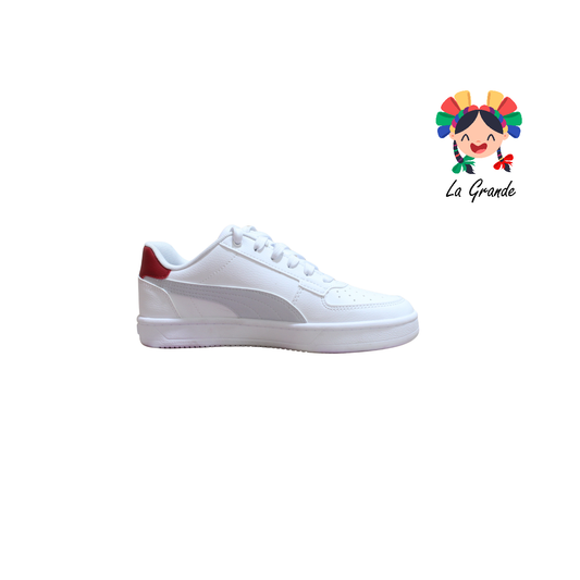 3720 CAVEN 2.0 PM Blanco Rojo Sintético Tenis Importado Original Para Dama y Joven