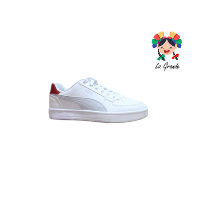 3720 CAVEN 2.0 PM Blanco Rojo Sintético Tenis Importado Original Para Dama y Joven
