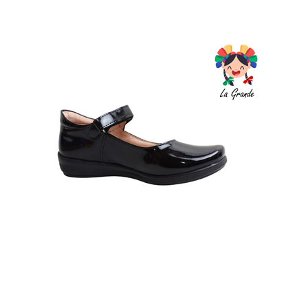 14004 LUPITAS Negro Charol Zapato Escolar para Dama