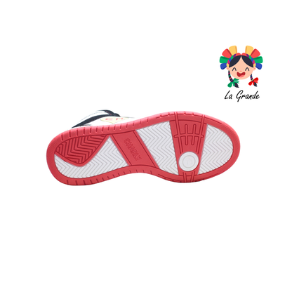 1038232 CHARLY Blanco Negro Tenis Casual para Dama, Joven y Caballero
