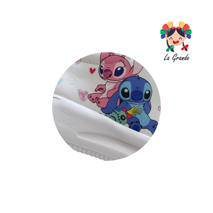 T506-4 DANIELS Blanco Rosa Lumino Tenis Casual para Dama