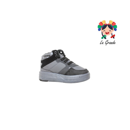 147 LUX-10 Oxford Negro Sintético Tenis Casual para Bebé