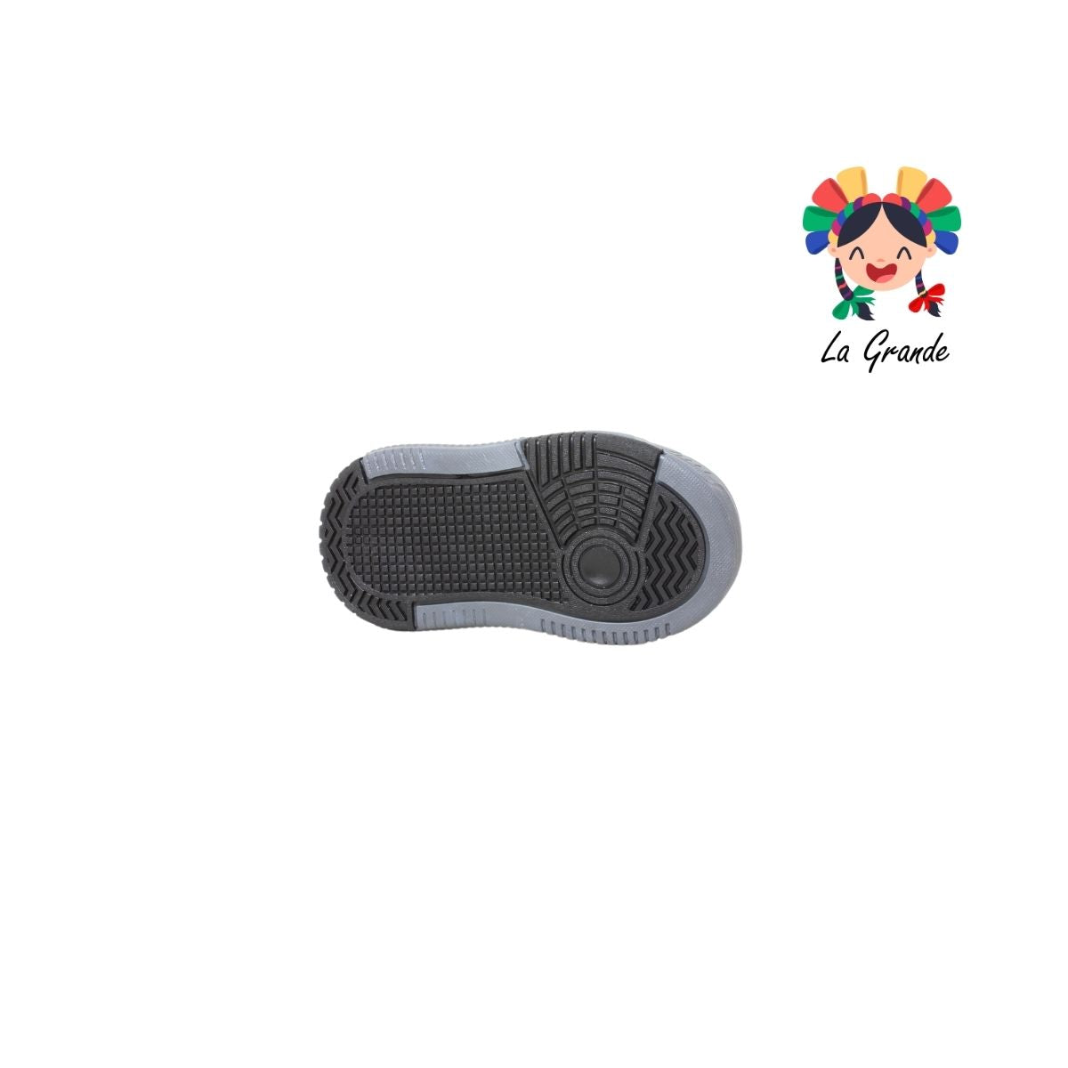 147 LUX-10 Oxford Negro Sintético Tenis Casual para Bebé