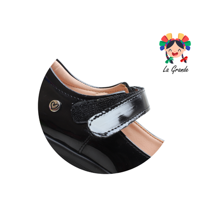 14004 LUPITAS Negro Charol Zapato Escolar para Dama