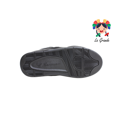 1016 HARMAN Negro Total Tenis Casual para Caballero