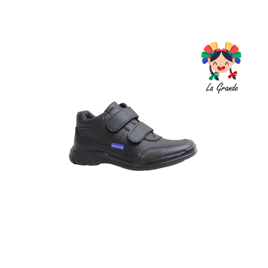 4632 RODRISAN Negro Sint Zapato Escolar para Niño