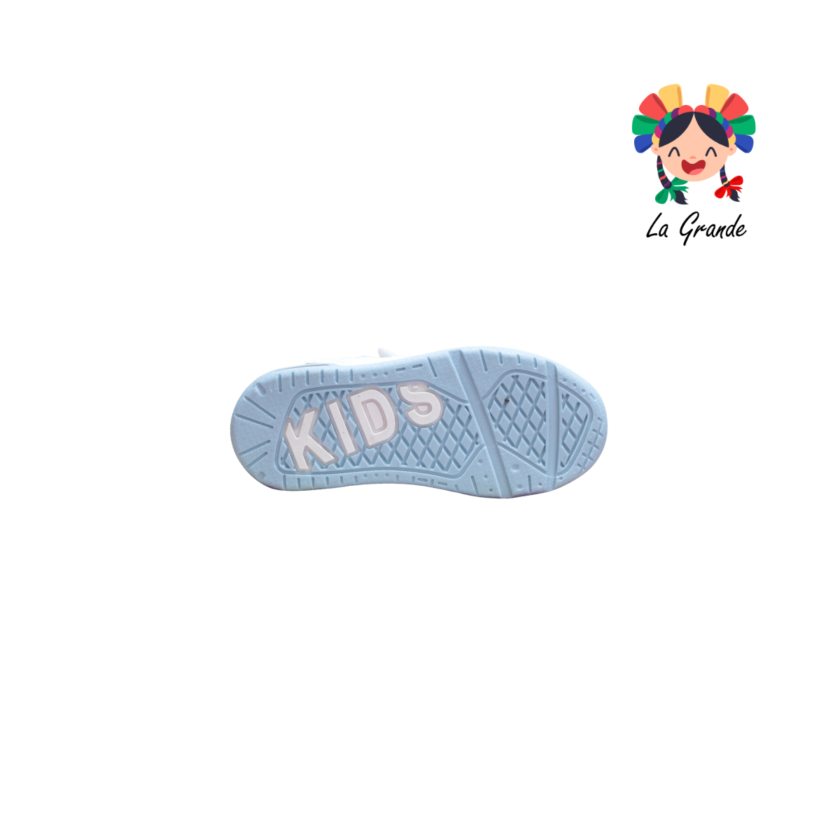 1007 KENDROS Blanco Cielo Tenis Casual para Niña