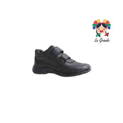 4632 RODRISAN Negro Sint Zapato Escolar para Niño