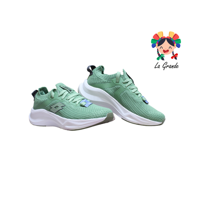 9H560770 LOTTO Verde Agua Tenis Casual para Dama
