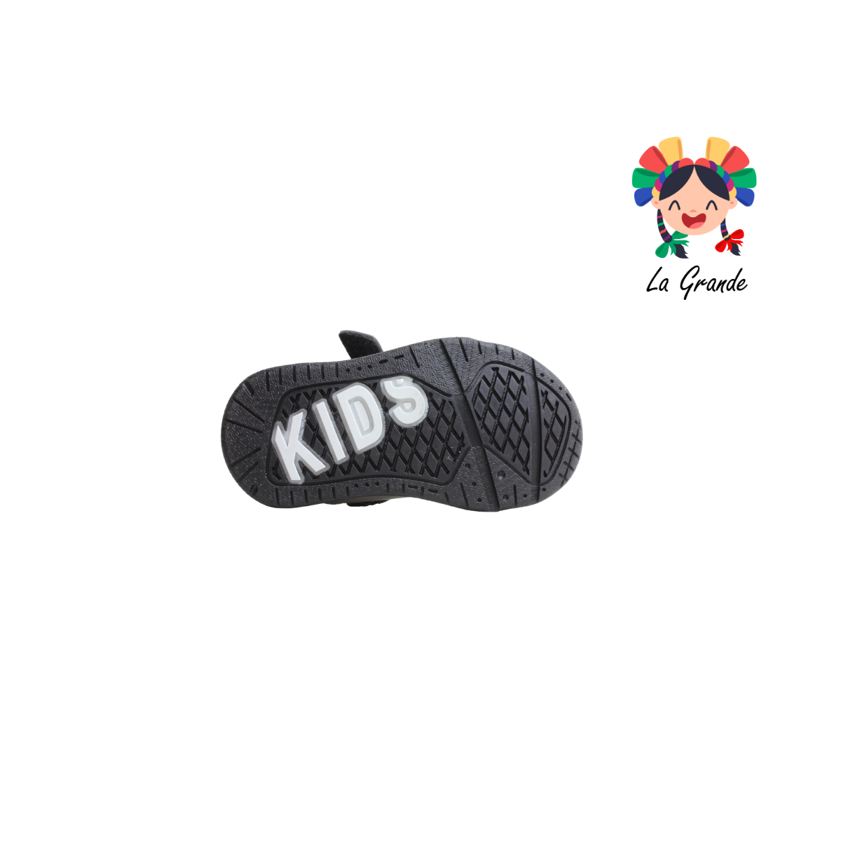 15000 FIRST Blanco Negro Sint Tenis Casual para Bebe, Niña y Niño