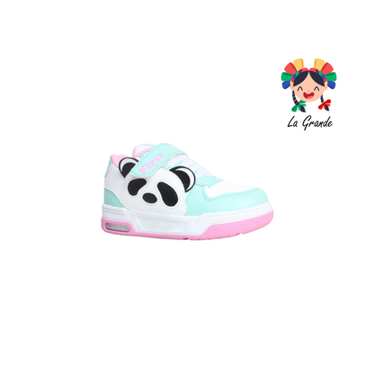 15000 FIRST Blanco Menta Sint Tenis Casual para Niña