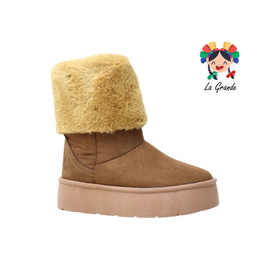 15010 FRIDAYS Melle Nobuck con Peluche para Dama