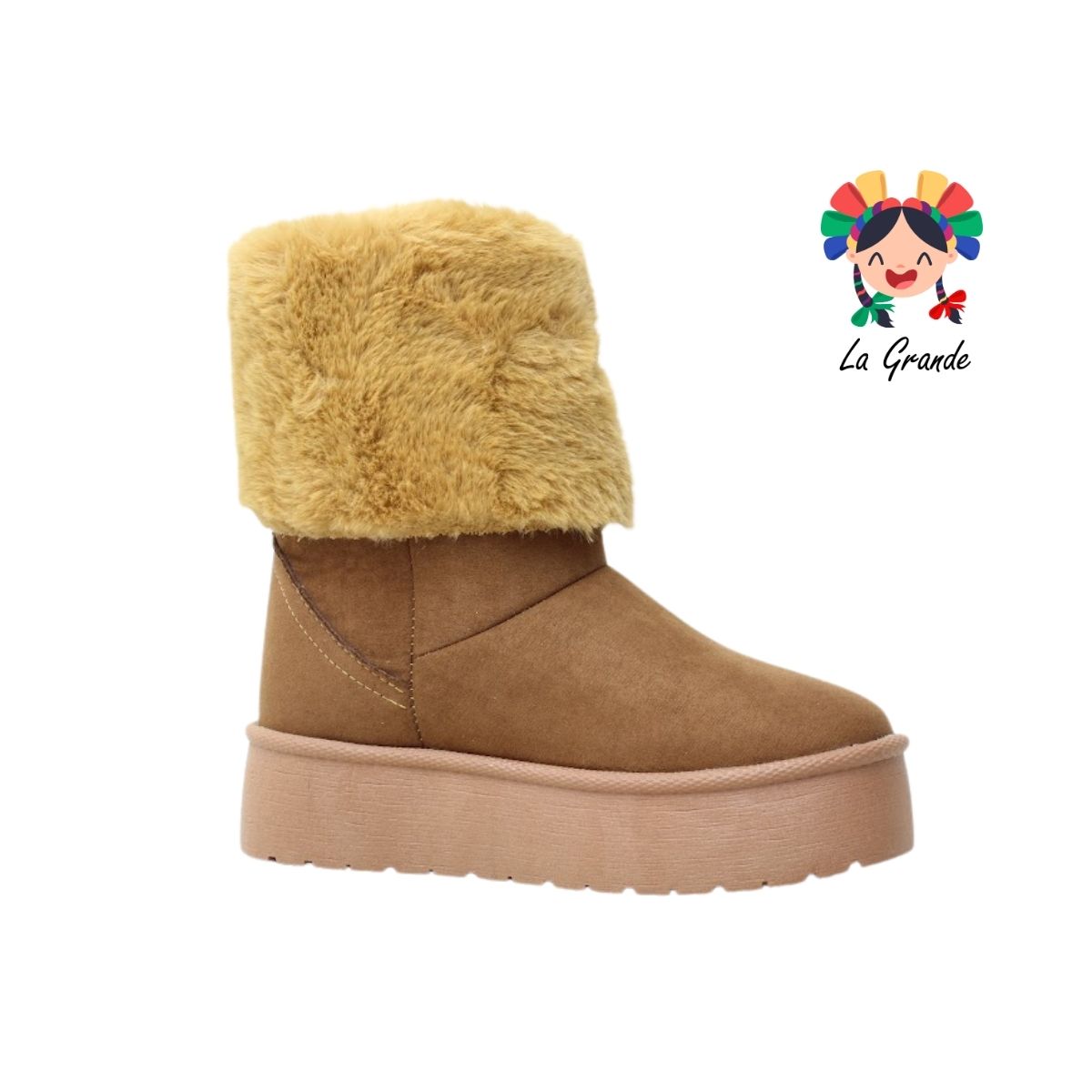 15010 FRIDAYS Melle Nobuck con Peluche para Dama