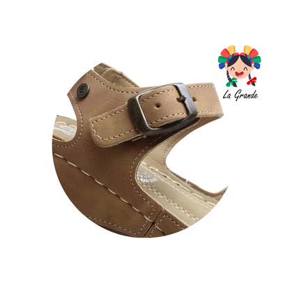 1505 ETNIA Tan Napa Huarache para Dama
