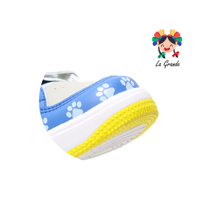 150 PICHUS Cielo Rey Sint Tenis Casual con Velcro para Niño y Niño