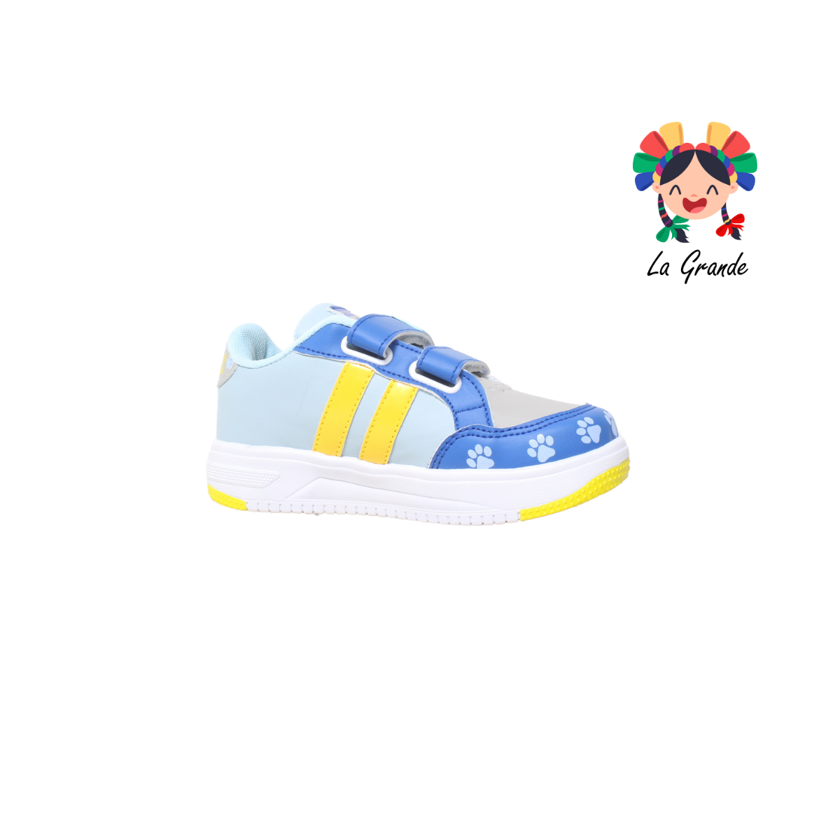 150 PICHUS Cielo Rey Sint Tenis Casual con Velcro para Niño y Niño