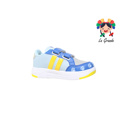 150 PICHUS Cielo Rey Sint Tenis Casual con Velcro para Niño y Niño