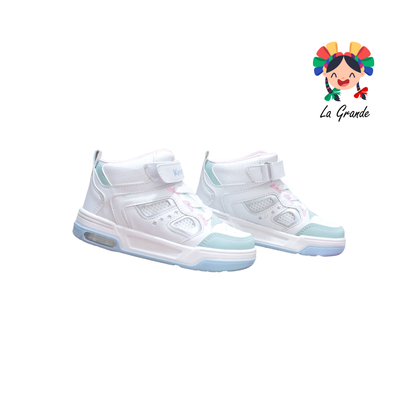 1007 KENDROS Blanco Cielo Tenis Casual para Niña