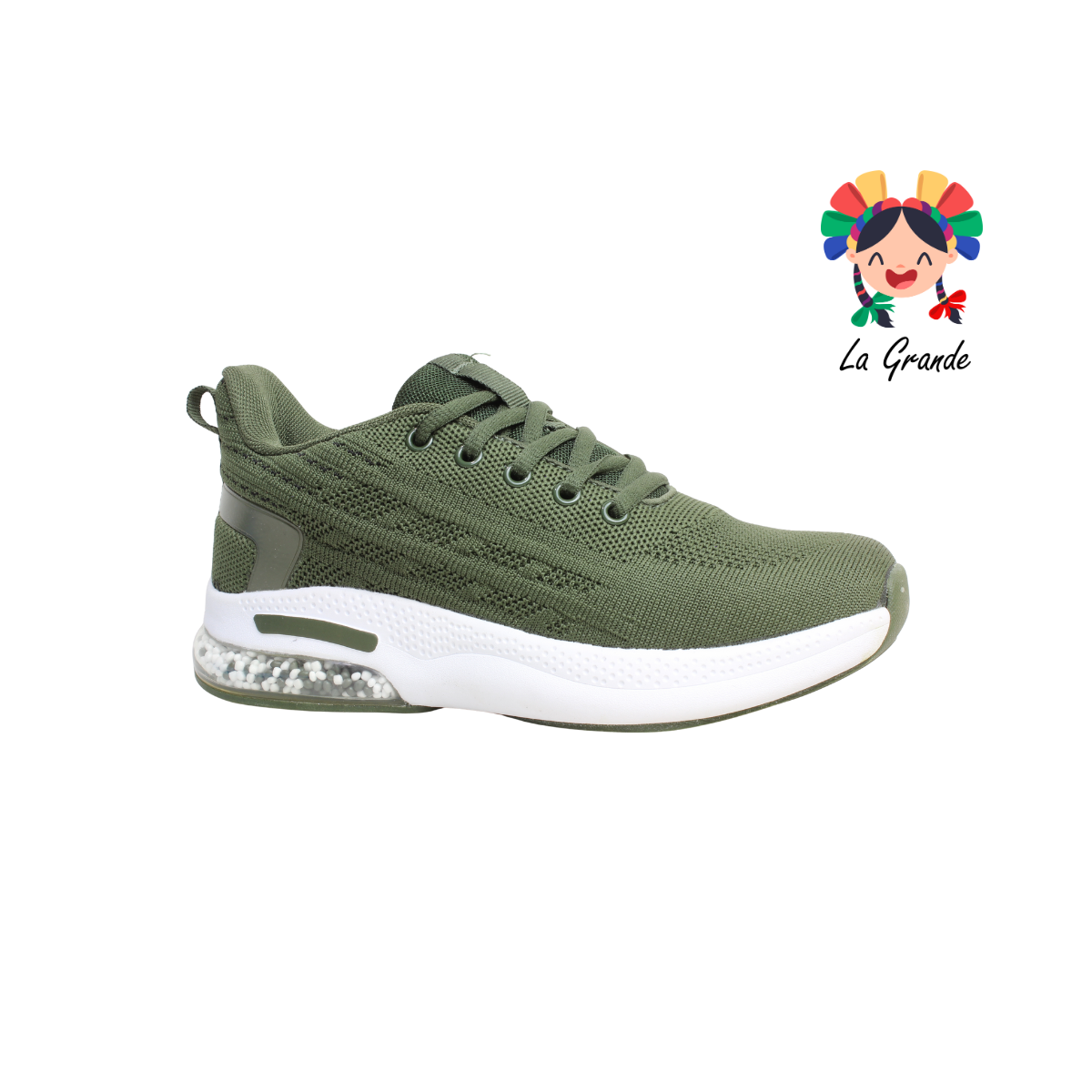 023W JERKO Verde Tenis Deportivo para Dama, Jóven y Caballero
