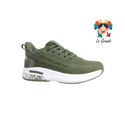 023W JERKO Verde Tenis Deportivo para Dama, Jóven y Caballero