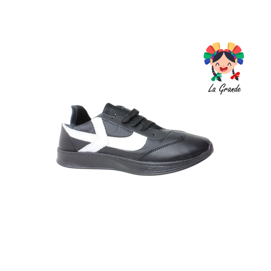 427 GONRI Negro Negro Textil Tenis Casual para Dama