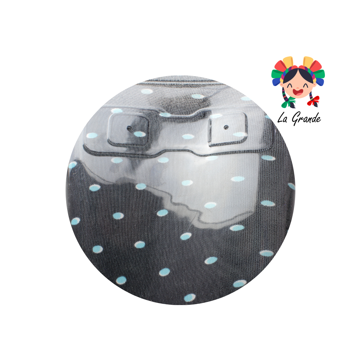 1515 TOP MODA Azul Negro Bota de Hule para Dama