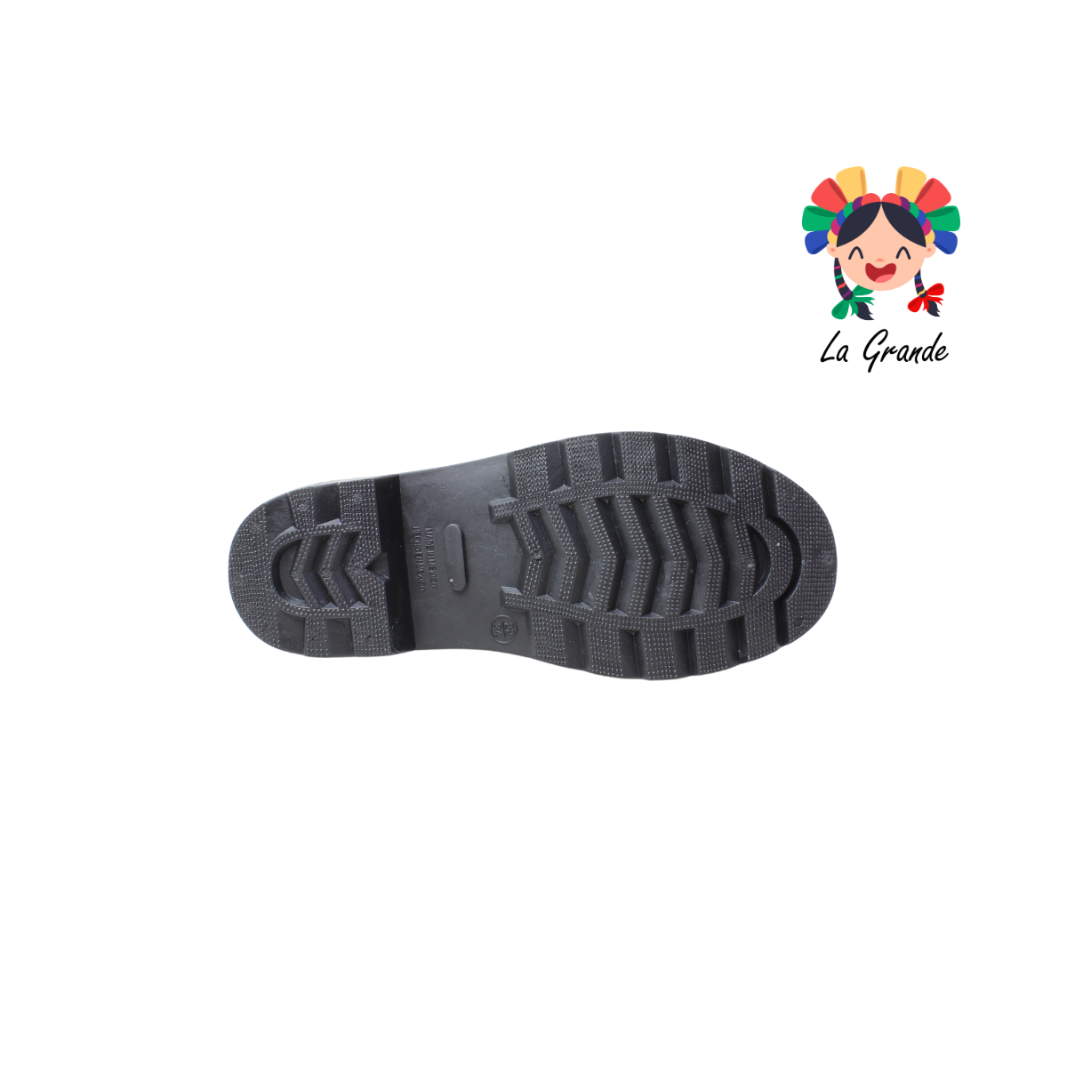 1515 TOP MODA Negro Nila Flores Bota de Hule para Dama
