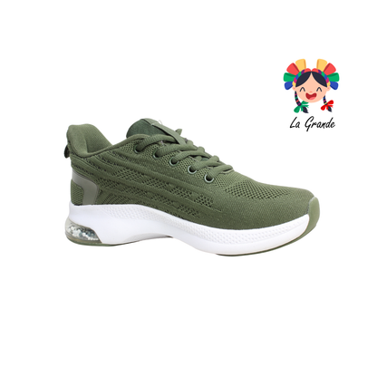 023W JERKO Verde Tenis Deportivo para Dama, Jóven y Caballero