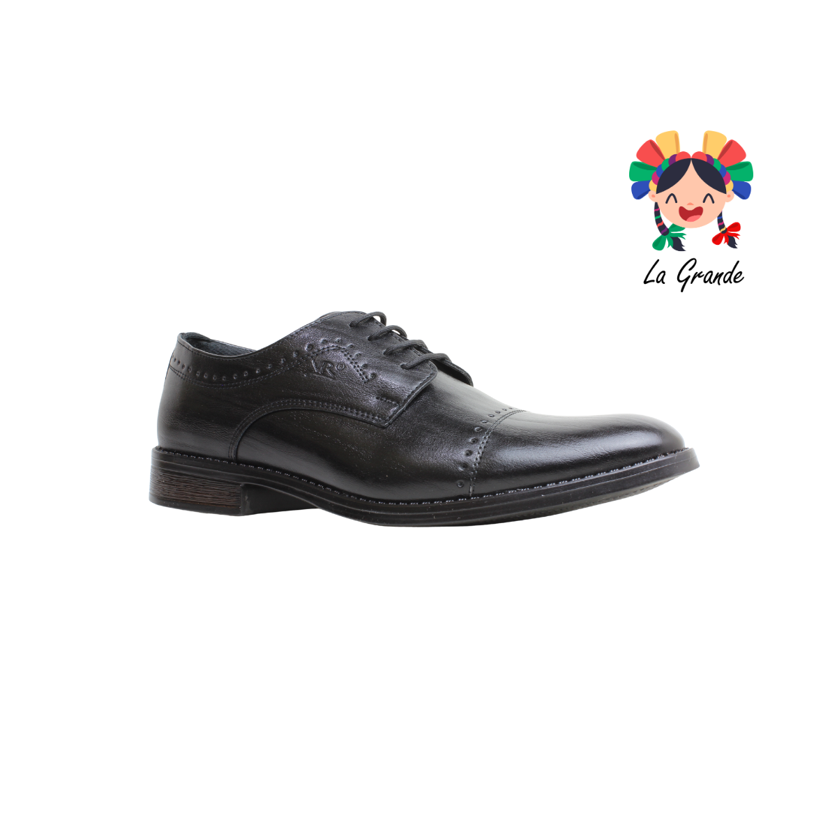 2701 VELRA Negro Zapato Casual para Caballero
