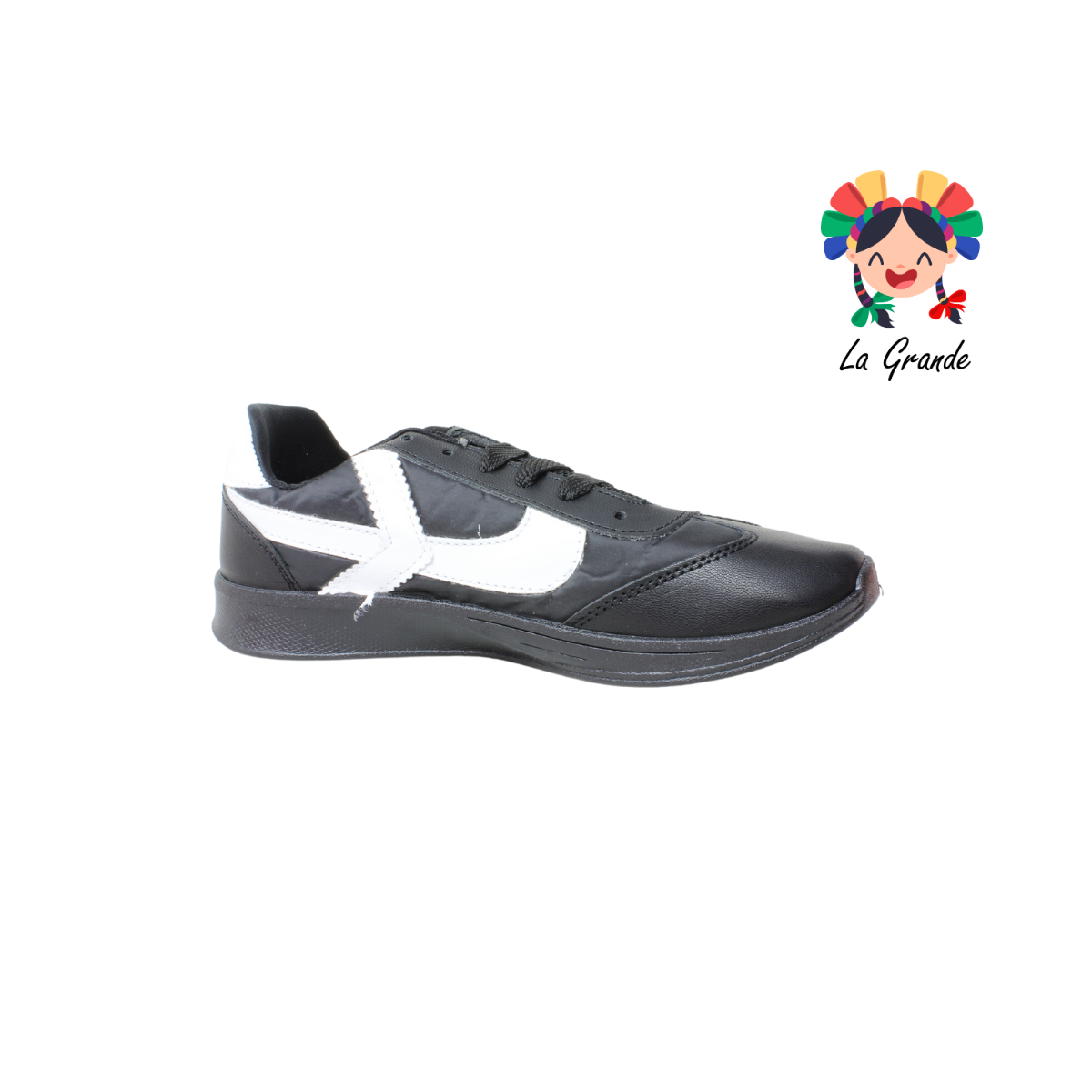 427 GONRI Negro Negro Textil Tenis Casual para Dama