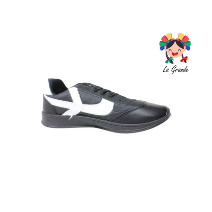 427 GONRI Negro Negro Textil Tenis Casual para Dama