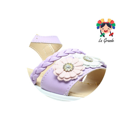 1520 CAMI LOVE Lila Multicolor Cabra Huarache Casual para Bebé