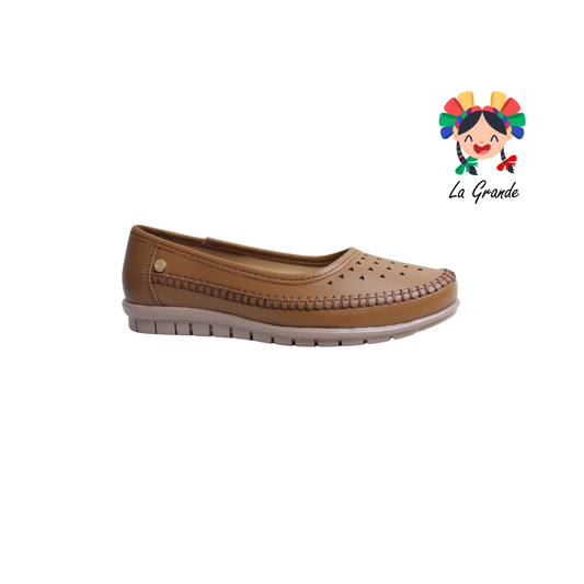 4401 ETNIA Camel Napa Casual para Dama