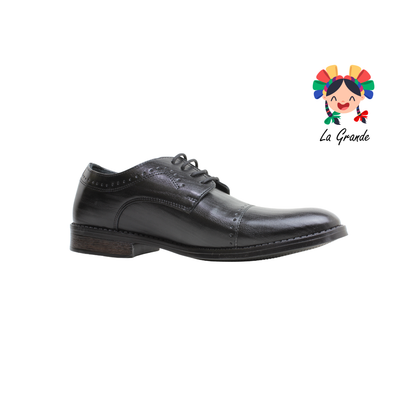 2701 VELRA Negro Zapato Casual para Caballero