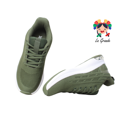 023W JERKO Verde Tenis Deportivo para Dama, Jóven y Caballero