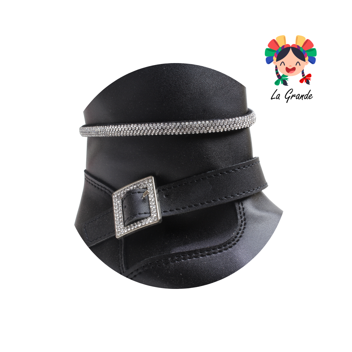 154 ERANDI Negro Napa Bota Casual para Niña
