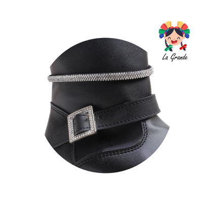 154 ERANDI Negro Napa Bota Casual para Niña