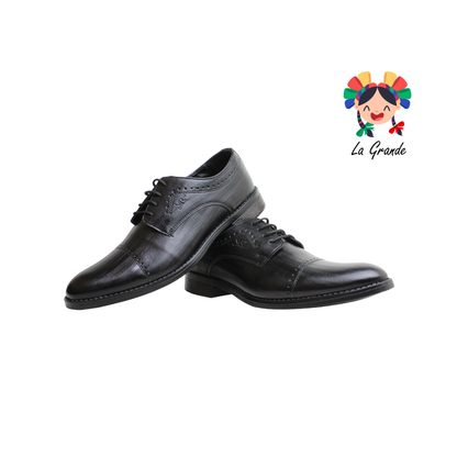 2701 VELRA Negro Zapato Casual para Caballero
