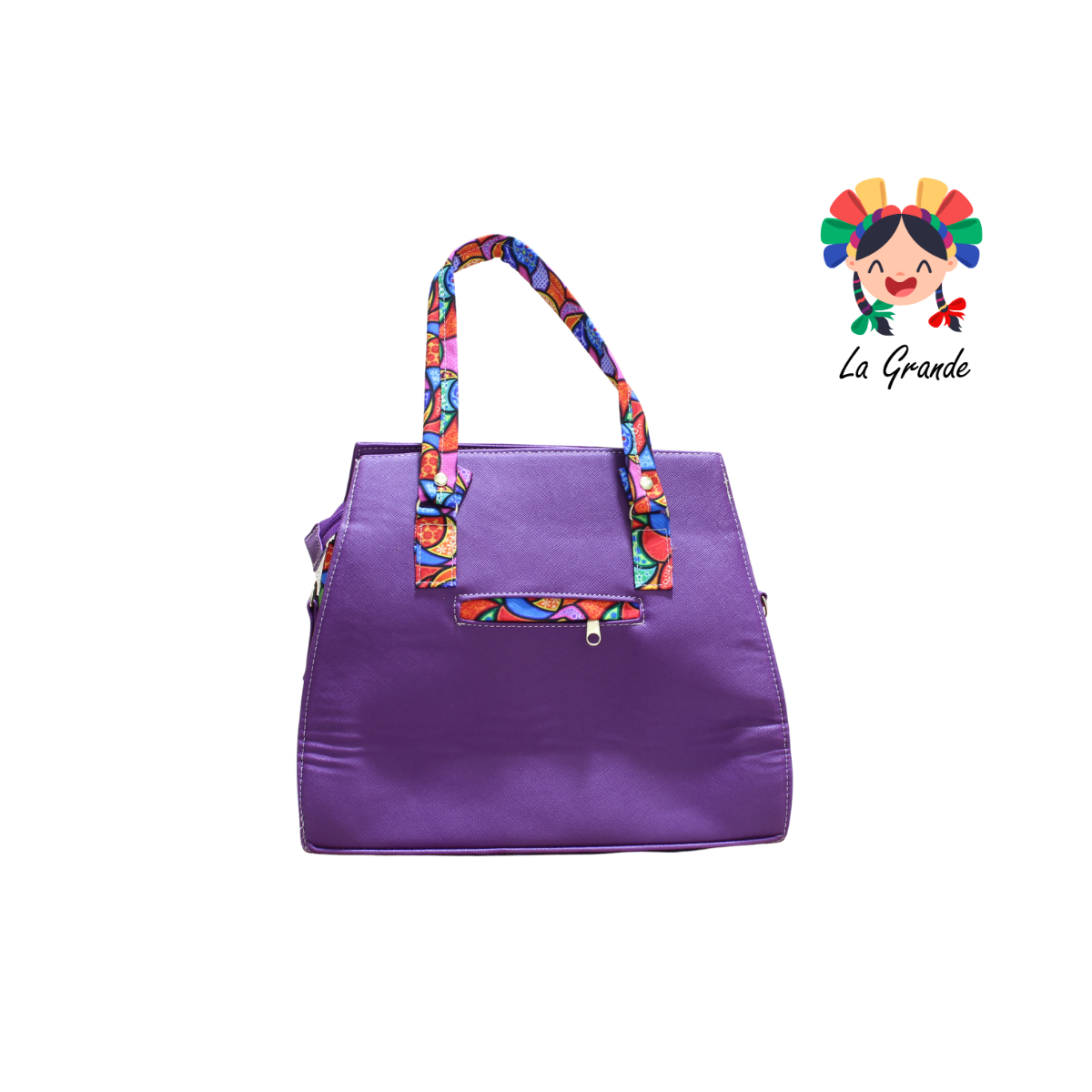 027 AJOLOT LUCCIANA Bolsa Púrpura Casual para Dama