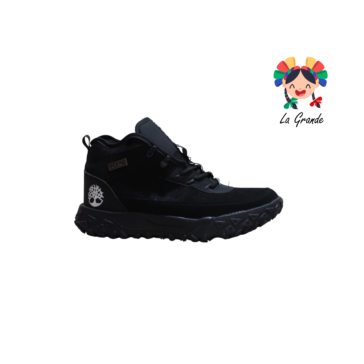 8918 CUPRA Negro Blanco Bota Montaña para Caballero
