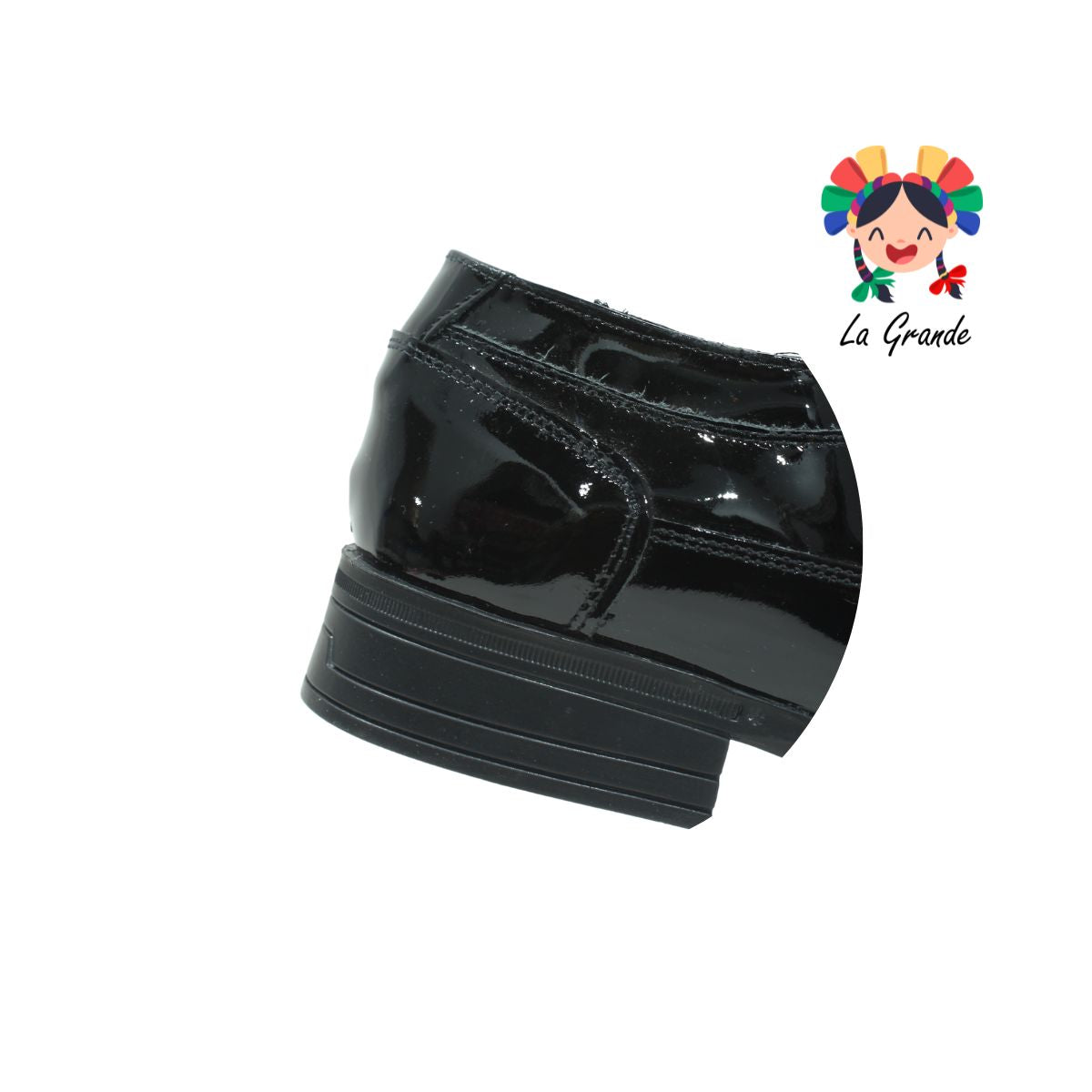 155L PARRANDEROS Negro Charol Zapato para Caballero